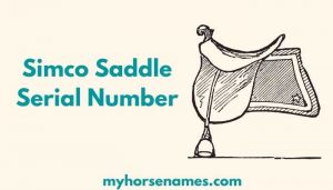 Simco Saddle Serial Number